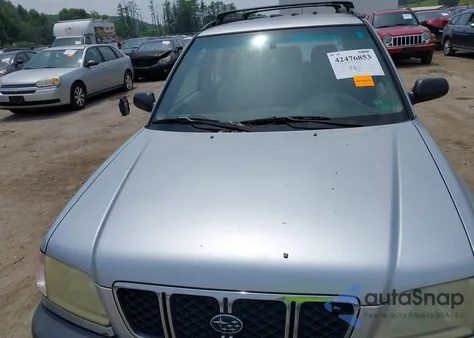 2002 Subaru Forester L from USA, damaged, VIN JF1SF63562G701384